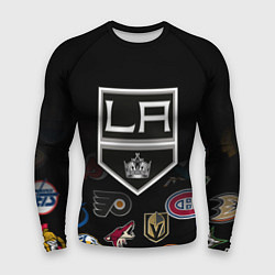 Рашгард мужской NHL Los Angeles Kings, цвет: 3D-принт