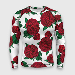 Рашгард мужской Винтажные розы, цвет: 3D-принт