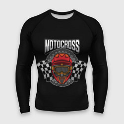 Рашгард мужской Motocross Champion Z, цвет: 3D-принт