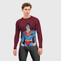 Рашгард мужской I am your Superman, цвет: 3D-принт — фото 2