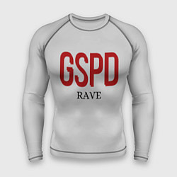 Рашгард мужской GSPD rave, цвет: 3D-принт
