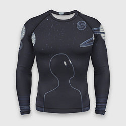 Рашгард мужской Гуррен Лаганн Антиспиральщик, цвет: 3D-принт