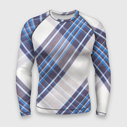 Рашгард мужской Шотландка Z, цвет: 3D-принт