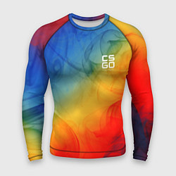 Мужской рашгард Cs:go Marble Fade Мраморный Градиент