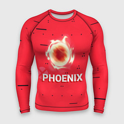 Рашгард мужской Phoenix, цвет: 3D-принт