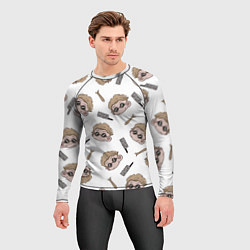 Рашгард мужской Нанами Кенто Магическая битва, цвет: 3D-принт — фото 2