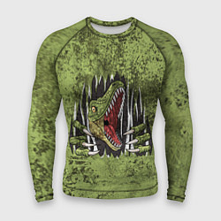 Рашгард мужской Динозавр из груди Dino Z, цвет: 3D-принт