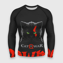 Рашгард мужской Cat of war, цвет: 3D-принт