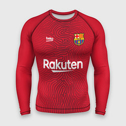 Рашгард мужской FC Barcelona Goalkeeper 202122, цвет: 3D-принт