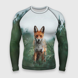 Мужской рашгард Лисица в зелени