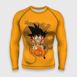 Рашгард мужской Kid Goku, цвет: 3D-принт