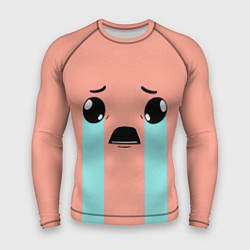 Рашгард мужской Crying Isaac, цвет: 3D-принт