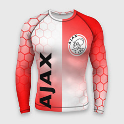 Рашгард мужской FC AJAX AMSTERDAM ФК АЯКС, цвет: 3D-принт