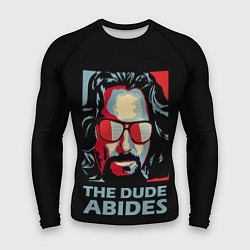 Рашгард мужской The Dude Abides Лебовски, цвет: 3D-принт