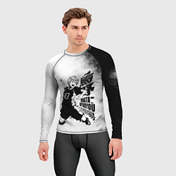 Рашгард мужской Шоё Хината удар сверху Haikyuu!!, цвет: 3D-принт — фото 2