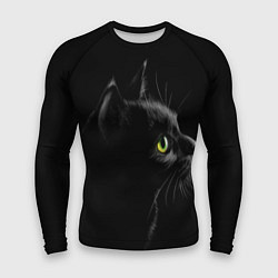 Рашгард мужской Черный кот, цвет: 3D-принт