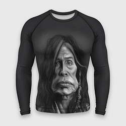 Рашгард мужской Steven Tyler AEROSMITH Z, цвет: 3D-принт