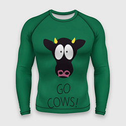 Рашгард мужской Go Cows, цвет: 3D-принт