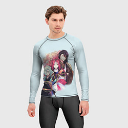 Рашгард мужской Манхва, Облачный цветок, цвет: 3D-принт — фото 2