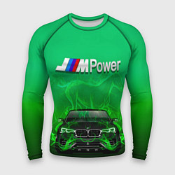 Рашгард мужской BMW GREEN STYLE, цвет: 3D-принт