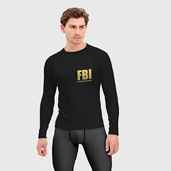 Рашгард мужской FBI Female Body Inspector, цвет: 3D-принт — фото 2