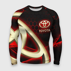 Рашгард мужской Тойота Toyota, цвет: 3D-принт
