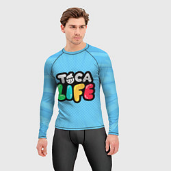 Рашгард мужской Toca Life: Logo, цвет: 3D-принт — фото 2