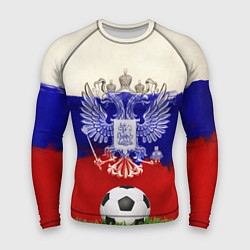 Рашгард мужской Российский футбол, цвет: 3D-принт