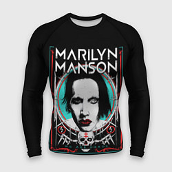 Рашгард мужской Marilyn Manson - We are chaos, цвет: 3D-принт