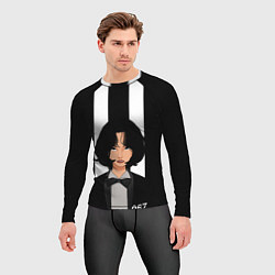 Рашгард мужской Игрок Кан Сэ Бёк номер 067 в костюме, цвет: 3D-принт — фото 2