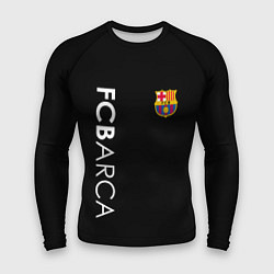 Рашгард мужской FC BARCA BLACK STYLE, цвет: 3D-принт