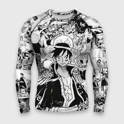 Рашгард мужской Ван Пис, One Piece, манга, цвет: 3D-принт