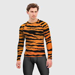 Рашгард мужской Шкура тигра вектор, цвет: 3D-принт — фото 2