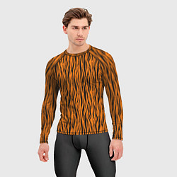 Рашгард мужской Тигровые Полосы, цвет: 3D-принт — фото 2
