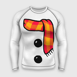 Рашгард мужской Snowman Outfit, цвет: 3D-принт