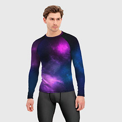 Рашгард мужской Космос Galaxy, цвет: 3D-принт — фото 2