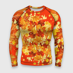 Рашгард мужской Кленовый листопад, цвет: 3D-принт