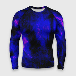 Рашгард мужской Purple Tie-Dye, цвет: 3D-принт