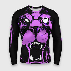 Мужской рашгард Neon pink lion