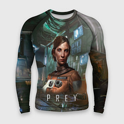 Рашгард мужской Prey dark - girl, цвет: 3D-принт