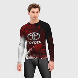 Рашгард мужской Toyota Вектор, цвет: 3D-принт — фото 2