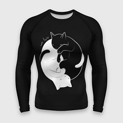 Рашгард мужской Бесконечная любовь Endless kitty love, цвет: 3D-принт