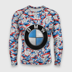 Рашгард мужской BMW M PATTERN LOGO, цвет: 3D-принт