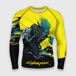 Рашгард мужской Vi Ви на мотоцикле cyberpunk 2077, цвет: 3D-принт