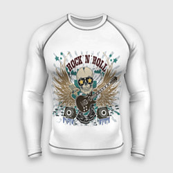 Рашгард мужской ROCKNROLL музыкант, цвет: 3D-принт