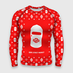 Мужской рашгард Узор Red Dope Ski Mask Dope Street Market
