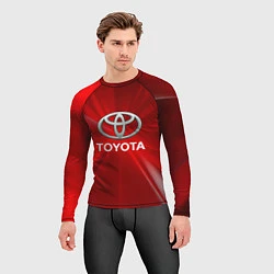 Рашгард мужской Toyota тойота, цвет: 3D-принт — фото 2