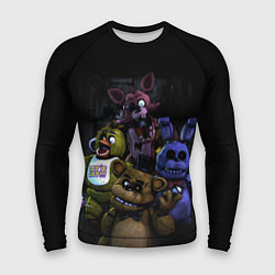 Рашгард мужской Five Nights at Freddys - FNAF персонажи игры, цвет: 3D-принт