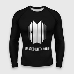 Мужской рашгард BTS WE ARE BULLETPROOF БТС - мы пуленепробиваемые