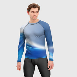 Рашгард мужской Цифровая волна, цвет: 3D-принт — фото 2